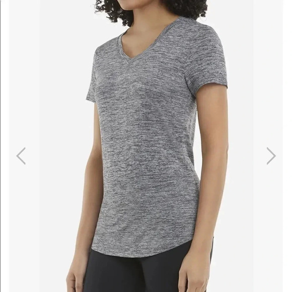 Essential vneck marbled tshirt  - Picture 1 of 11